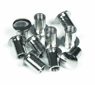 METAL FLAT TOP DOME NUT FOR BOWLS