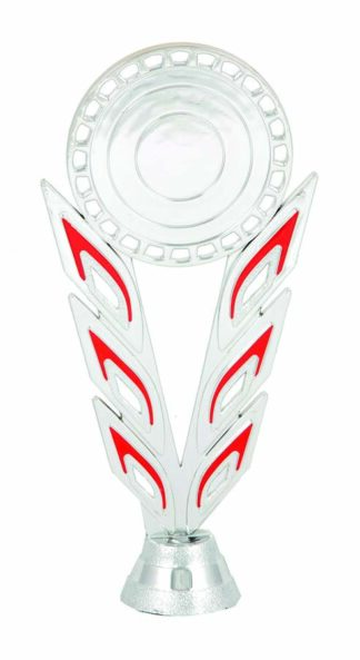 LEAF HOLDER - SILVER/RED