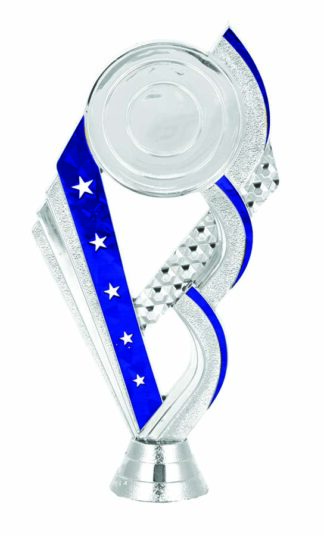 FIVE STAR HOLDER - SILVER/BLUE