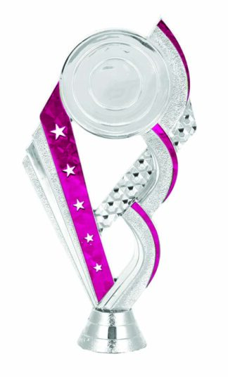 FIVE STAR HOLDER - SILVER/PINK