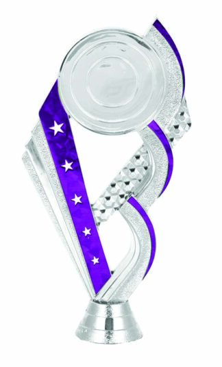FIVE STAR HOLDER - SILVER/PURPLE