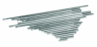 THREADED ROD - 4"/100mm - 20 GAUGE ZINC PLATED - pack 100