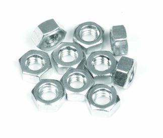 ¼" HEX NUTS - ZINC PLATED- pack 1000