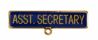 ASSISTANT SECRETARY NAME BAR w/- LOOP - USE IL22G