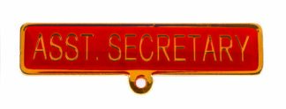ASSISTANT SECRETARY NAME BAR w/- LOOP - USE IL22G