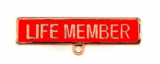 LIFE MEMBER NAME BAR w/- LOOP - USE IL22G