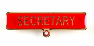 SECRETARY NAME BAR w/- LOOP - USE IL22G