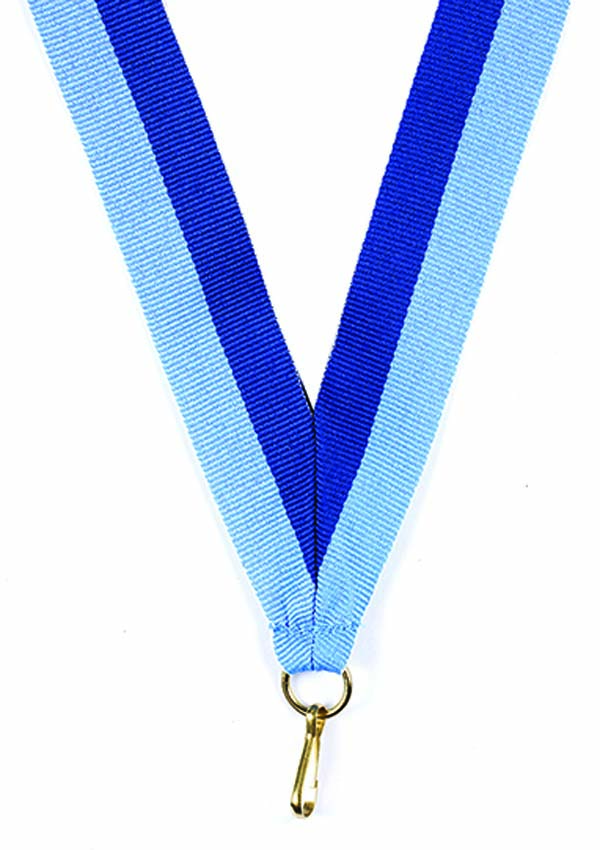 KWIK KLIP MEDAL RIBBONS - SKY BLUE/ROYAL BLUE
