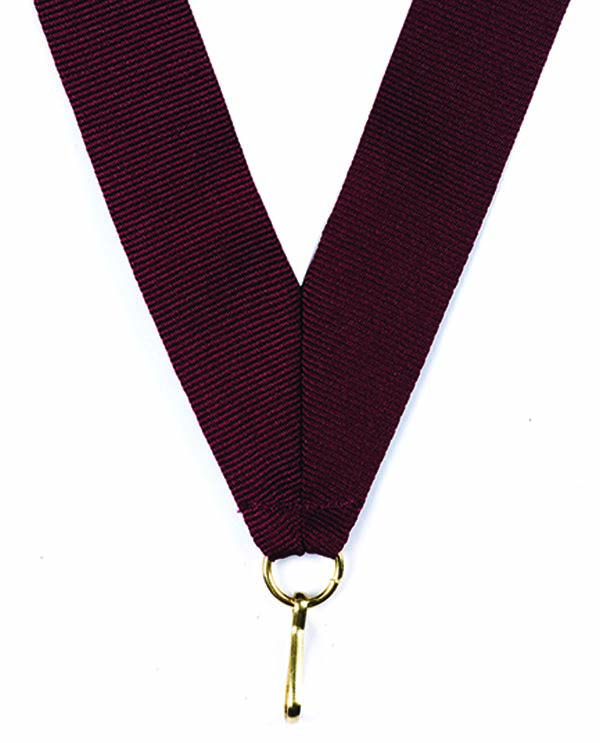 KWIK KLIP MEDAL RIBBONS - MAROON