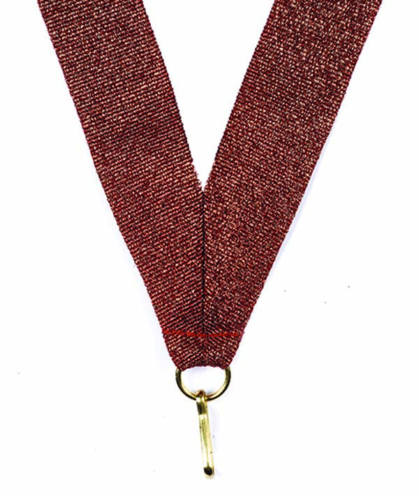 KWIK KLIP MEDAL RIBBONS - BRONZE METALLIC