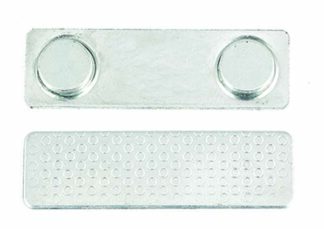 TWO POST METAL MAGNETIC BADGE BACK