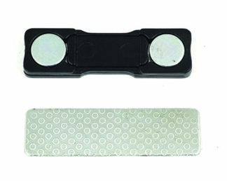 TWO POST PLASTIC COVERED MAGNETIC BADGE BACK (Lge)