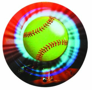 MYLAR HOLOGRAPHIC 2"/50mm SOFTBALL Insert