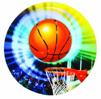 MYLAR HOLOGRAPHIC 2"/50mm BASKETBALL Insert