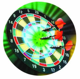 MYLAR HOLOGRAPHIC 2"/50mm DARTS insert