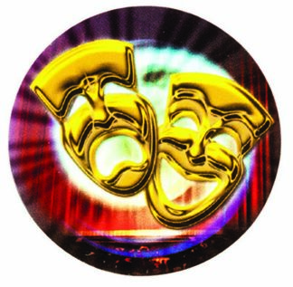 MYLAR HOLOGRAPHIC  2"/50mm DRAMA Insert