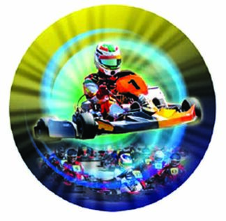 MYLAR HOLOGRAPHIC 2"/50mm GO KART Insert