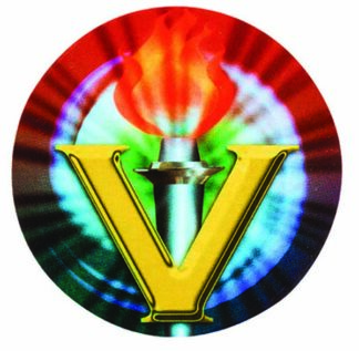 MYLAR HOLOGRAPHIC  2"/50mm VICTORY Insert