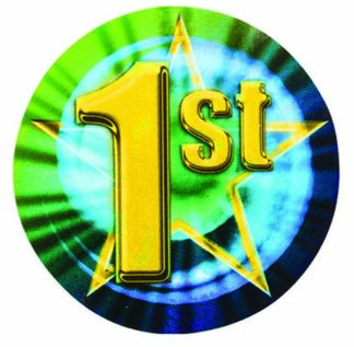 MYLAR HOLOGRAPHIC 1"/25mm 1st PLACE Insert