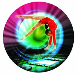 MYLAR HOLOGRAPHIC  2"/50mm GYMNASTICS Insert