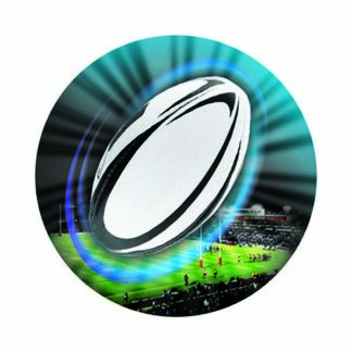 MYLAR HOLOGRAPHIC 1"/25mm RUGBY Insert
