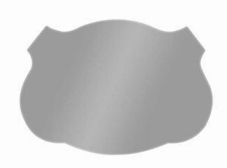 ANODISED ALUMINIUM SIDE SHIELD 42mm x 70mm