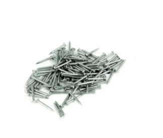 PLAQUE NAIL 14mm - SILVER - Bags of 100 Only