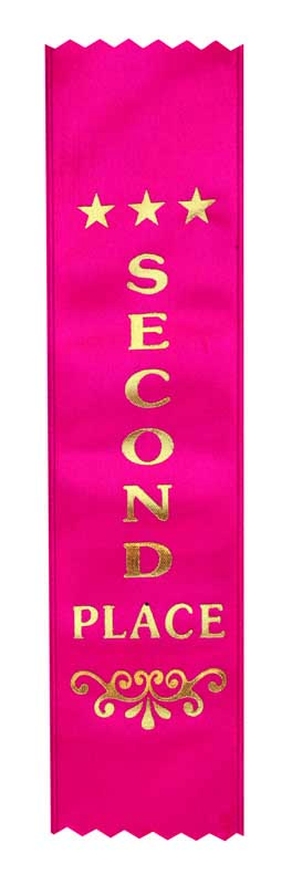 AWARD RIBBONS - SECOND PLACE