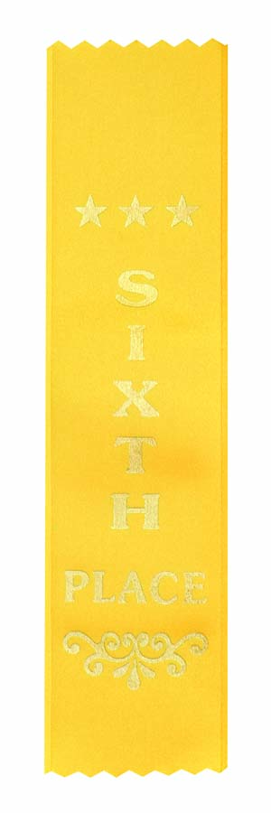 AWARD RIBBONS - SIXTH PLACE