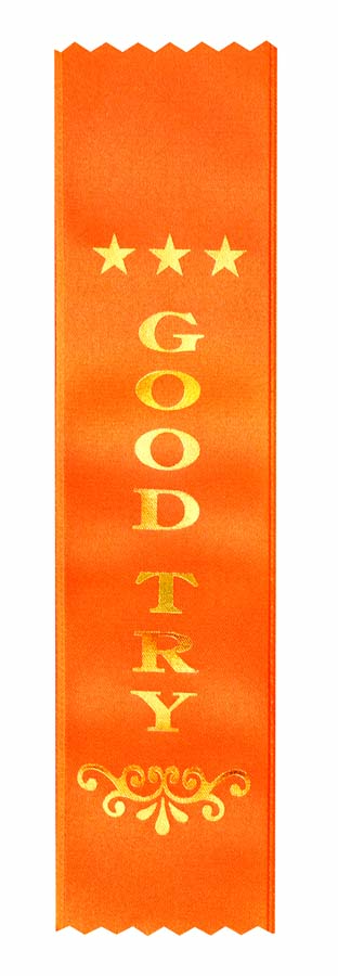 AWARD RIBBONS - GOOD TRY