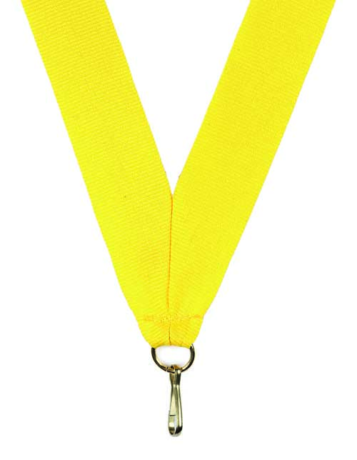 KWIK KLIP MEDAL RIBBONS - YELLOW