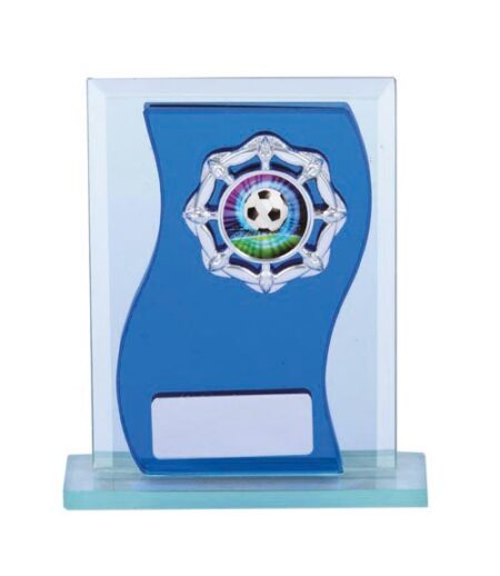 FOOTBALL GLASS AWARD - 25mm Insert
