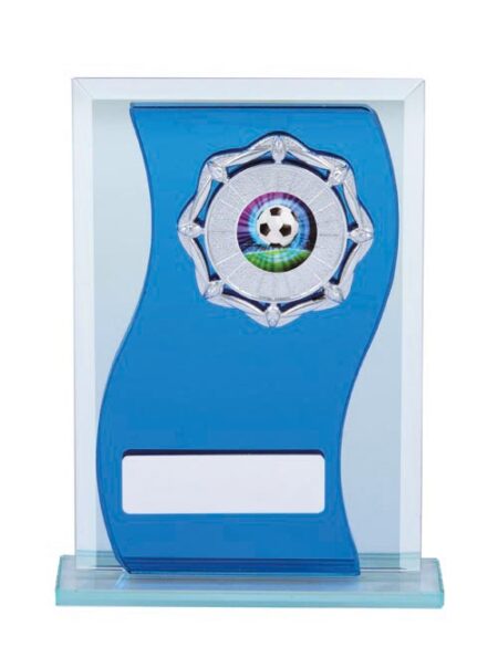 FOOTBALL GLASS AWARD - 25mm Insert