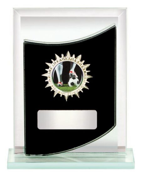 FOOTBALL GLASS AWARD - 25mm Insert