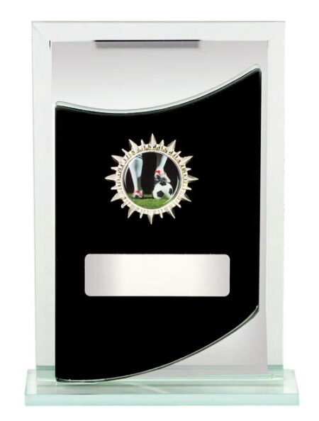FOOTBALL GLASS AWARD - 25mm Insert