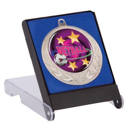 NETBALL MEDAL AWARD - 25mm Insert