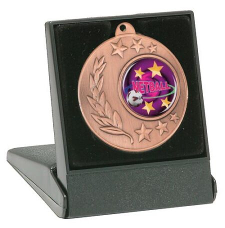 NETBALL MEDAL AWARD - 25mm Insert