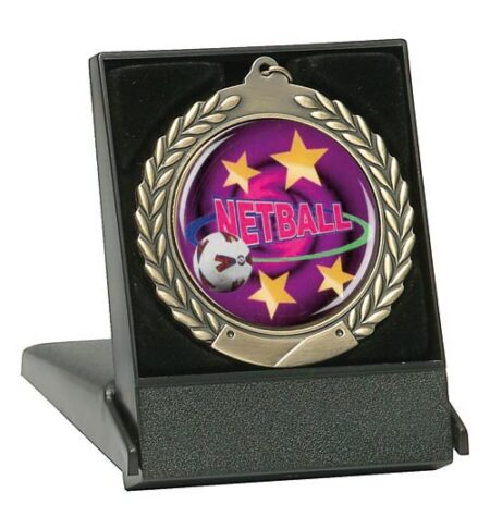 NETBALL MEDAL AWARD - 50mm Insert