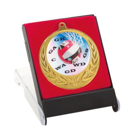 NETBALL MEDAL AWARD - 50mm Insert