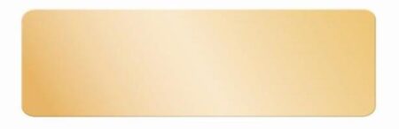 SUBLIMINATION PLATES - BRUSHED GOLD ALUMINIUM 25pkt