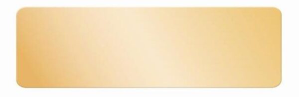 SUBLIMINATION PLATES - BRUSHED GOLD ALUMINIUM 25pkt