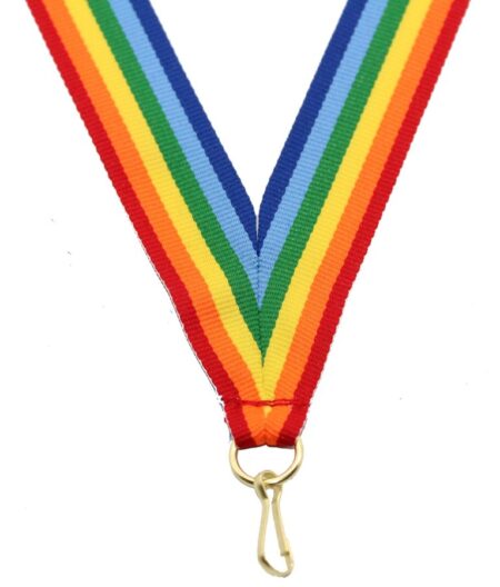 KWIK KLIP MEDAL RIBBONS - RAINBOW