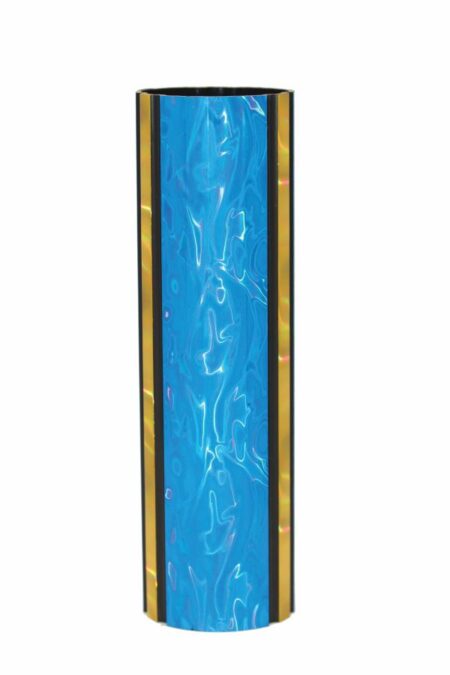 AQUA SERIES PLASTIC EXTRUSION - BLUE/GOLD 1150mm