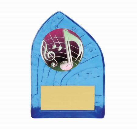ACRYLIC MUSIC TROPHY - 50mm Insert