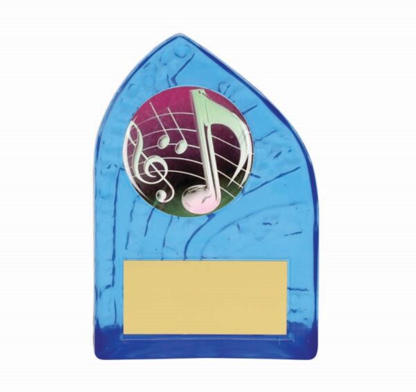 ACRYLIC MUSIC TROPHY - 50mm Insert