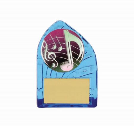 ACRYLIC MUSIC TROPHY - 50mm Insert