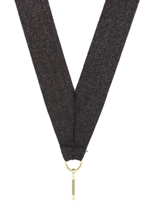 KWIK KLIP MEDAL RIBBONS - BLACK METALLIC