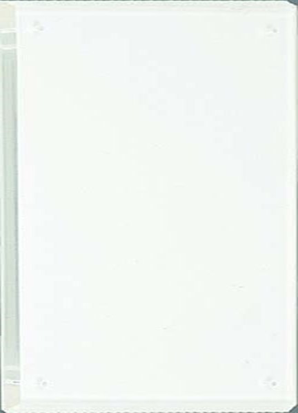 ACRYLIC PLAQUE FRONT- 77mm x 4mm - BEVEL EDGE, PREDRILLED