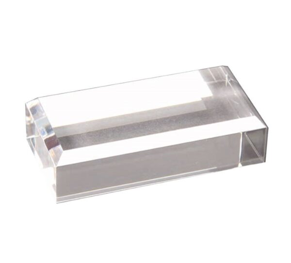 ACRYLIC BASE - 125mm x 50mm x 18mm