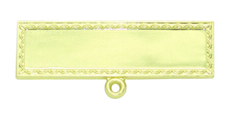 ENGRAVABLE BAR BADGE WITH LOOP